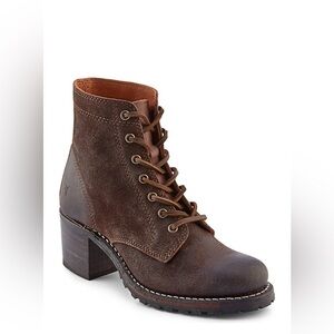 *NEW* Frye Women's Sabrina Lace-Up Boots